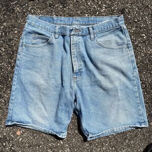 Vintage 90s Y2K Wrangler Men's Jorts Jean Denim Shorts Relaxed Fit 36